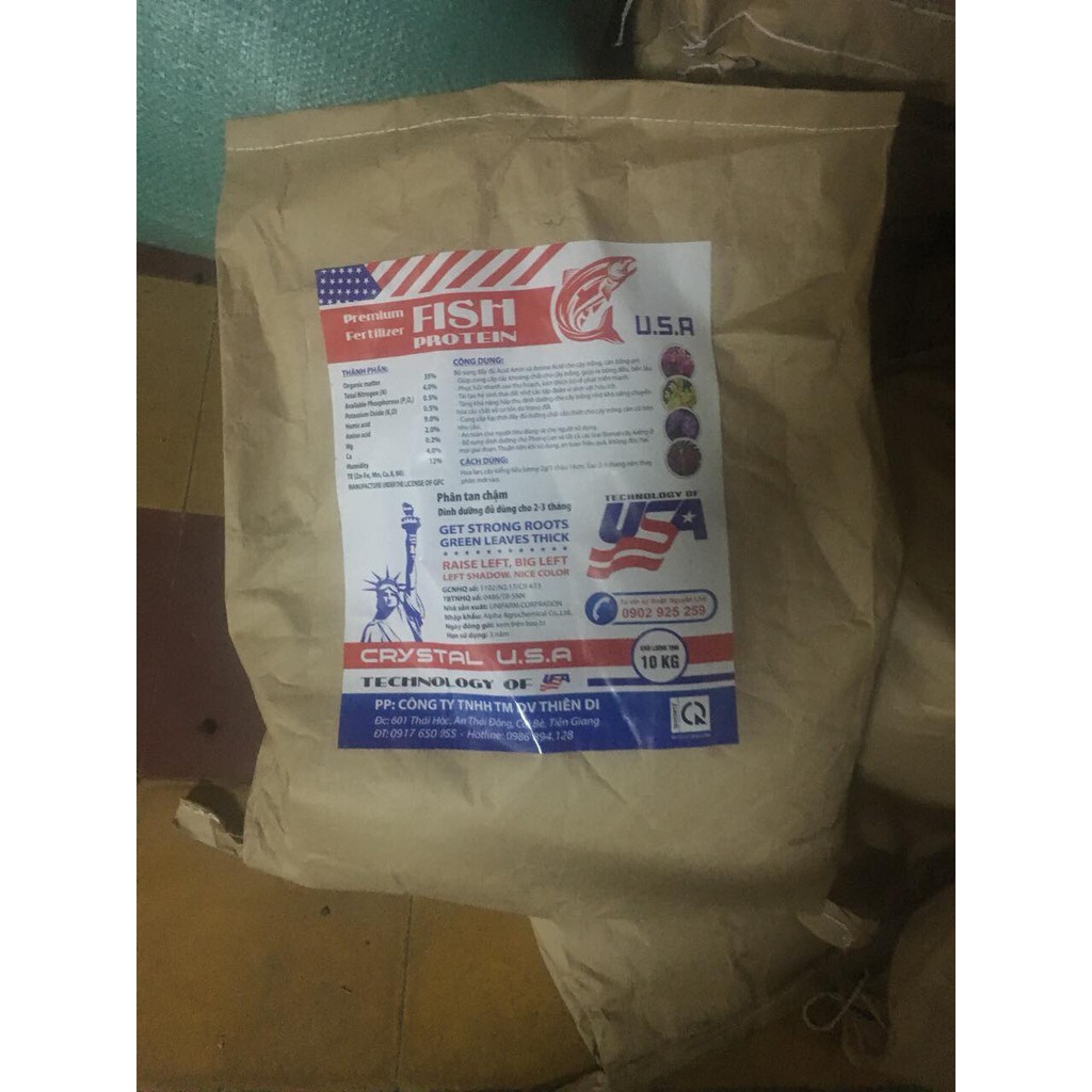 Phân cá Hữu cơ nhập khẩu từ Mỹ - Công thức chuyên cho Lan -0.5 kg..