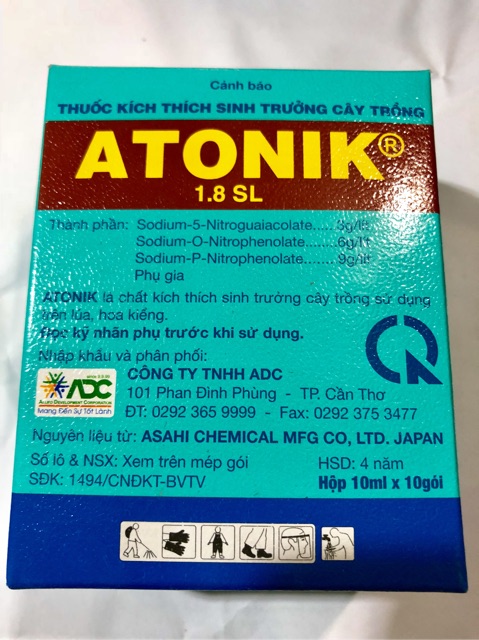 Thuốc kích thích sinh trưởng cây trồng ATONIK (gói 10ml)