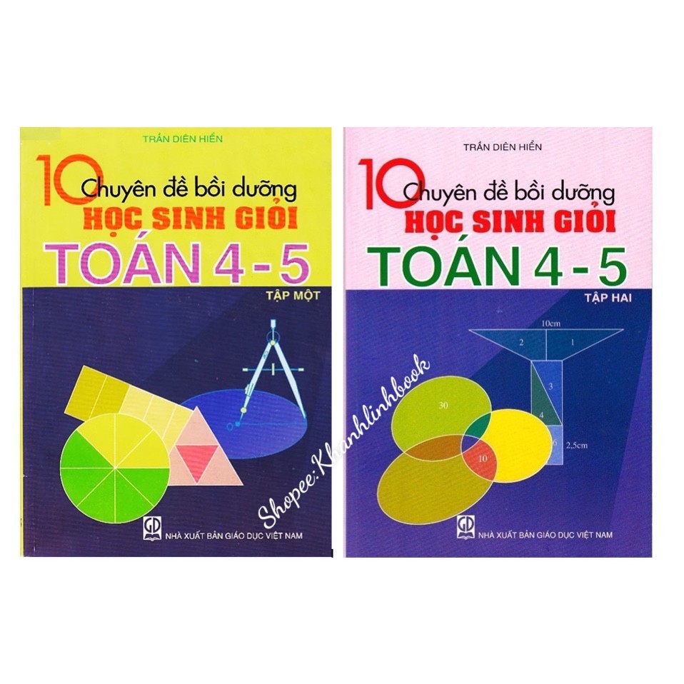 Sách - 10 Chuyên đề bồi dưỡng học sinh giỏi Toán 4-5 (Tập 1+Tập 2)