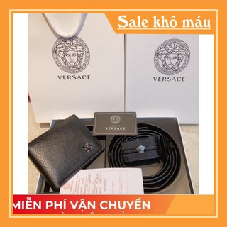 [FREESHIP] Ví Nam,Thắt Lưng Nam,Set Đôi Thắt Lưng Kèm Ví Fullbox