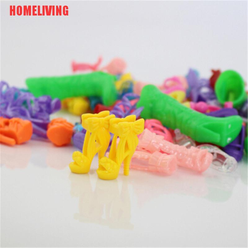 [HOMELIVING] Set 10 Đôi Giày Cao Gót Cho Búp Bê