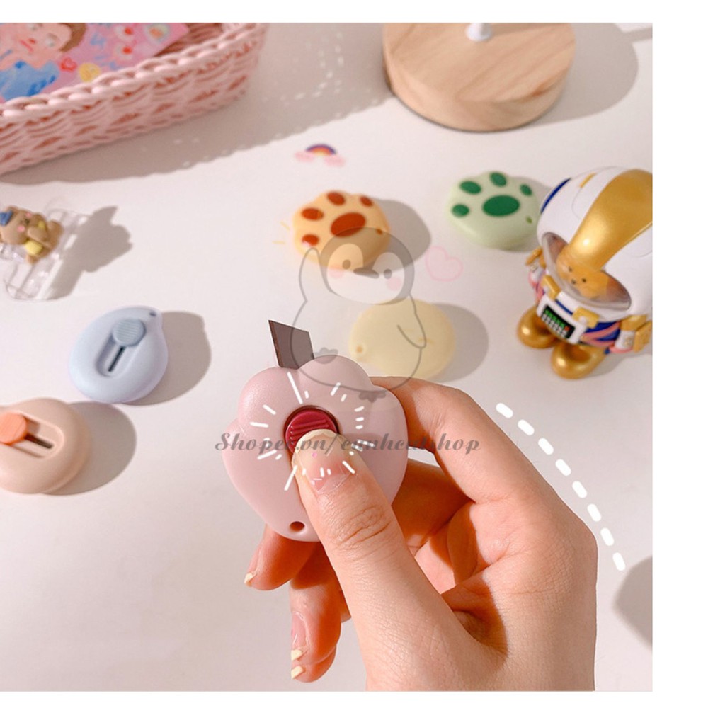 Dao Dọc Giấy   Mini cute chân mèo đám mây dễ thương rọc trổ washi cà rốt deli bosi VPP37