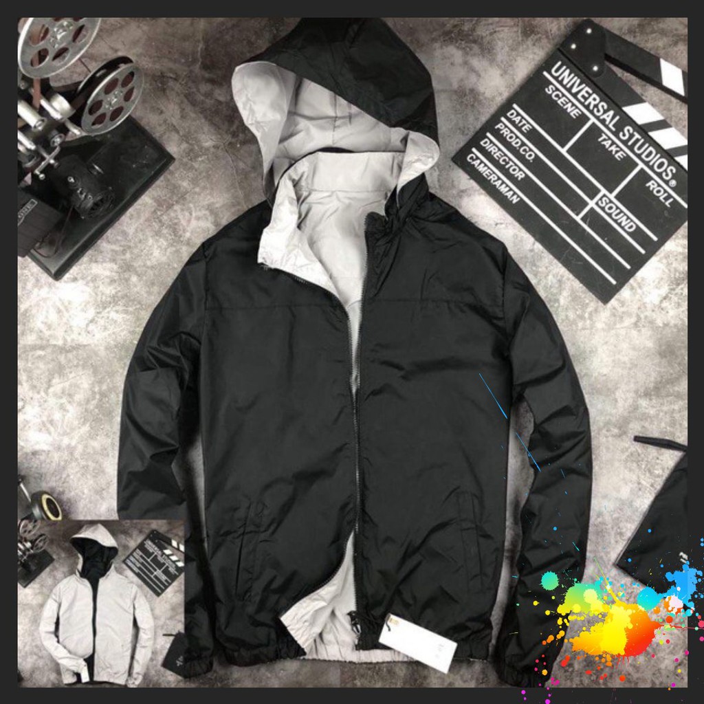 Áo Khoác Gió Nam Nữ Thu Đông - Áo Khoác Dù Nam Nữ 2 Lớp Mặc Cả 2 Mặt - Áo Khoác Nhẹ Nam Nữ - Áo Khoác Mỏng Nam Nữ 2020 | BigBuy360 - bigbuy360.vn