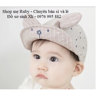 MŨ LƯỠI  TRAI CHO BÉ TỪ 0-24  THÁNG