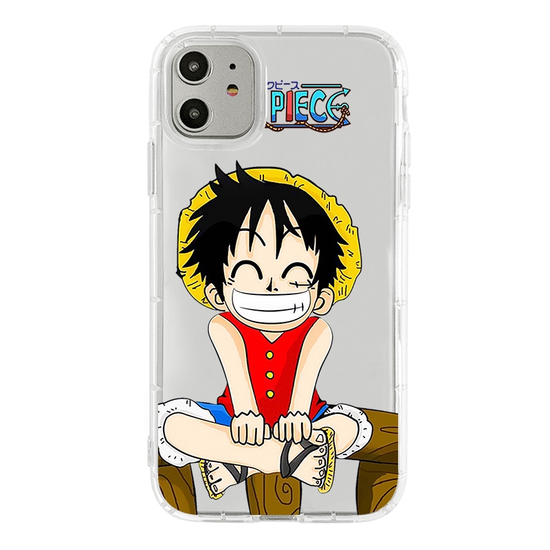 One Piece Wanted Luffy Shockproof Transparent Soft Casing Iphone 12/12Pro 12Promax 12Mini 11 11proMax SE 2020 6 6s 7 8 6plus 7plus 8plus X XS XR Xsmax