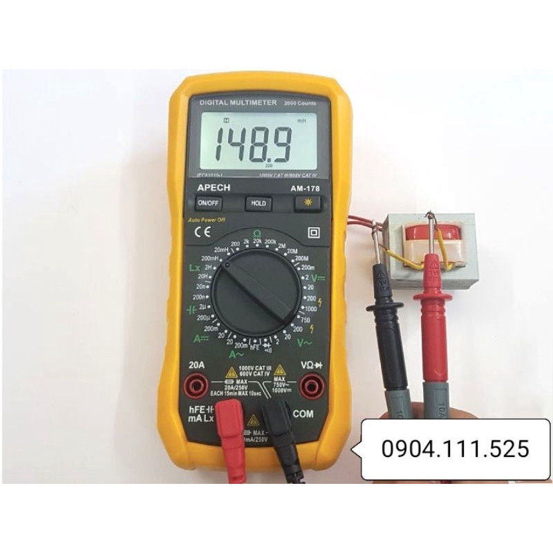 Đồng hồ đo cuộn cảm, tụ điện APECH AM-178