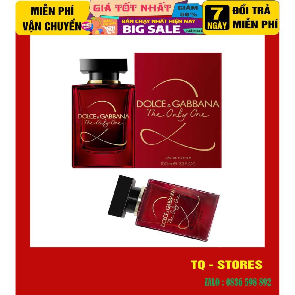 (Bán Sỉ) Nước Hoa Sample Nước Hoa Nữ D&G The Only One 2 EDP 100Ml