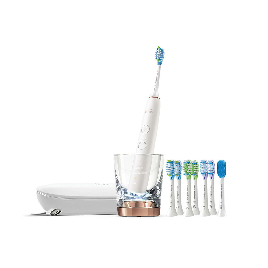 Bàn chải đánh răng điện thông minh Philips Sonicare DiamondClean Smart 9700