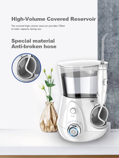 Máy tăm nước waterpulse V660 vệ sinh răng miệng có chức năng massa