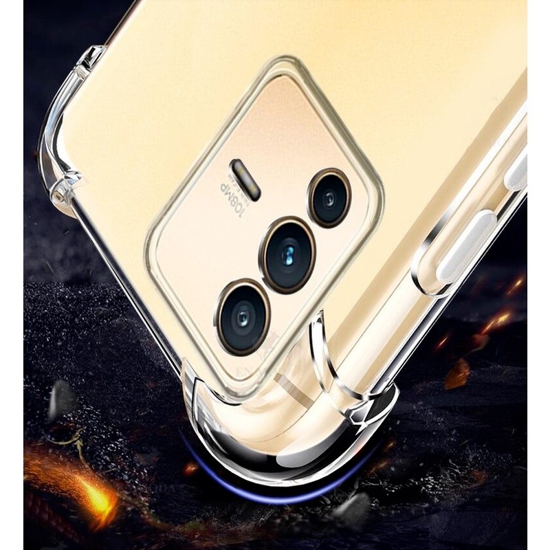 Ốp Lưng Silicone Trong Suốt Chống Sốc Cho Vivo V23 5G V23 Pro S12 Pro Y76S Y74S Y32 Y21Y Y33T Y21a Y21e