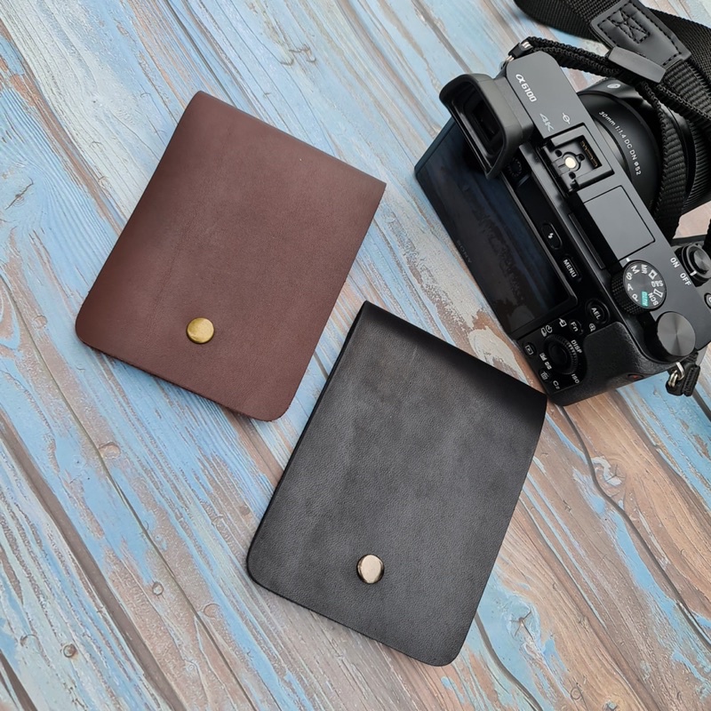 Ví sen 3 da bò cao cấp WEMODA chất liệu da thật bảo hành 24 tháng full hộp