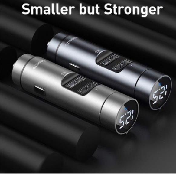 Baseus -BaseusMall VN Tẩu sạc đa năng dùng cho xe ô tô Baseus Energy Column Car Wireless MP3 Charger