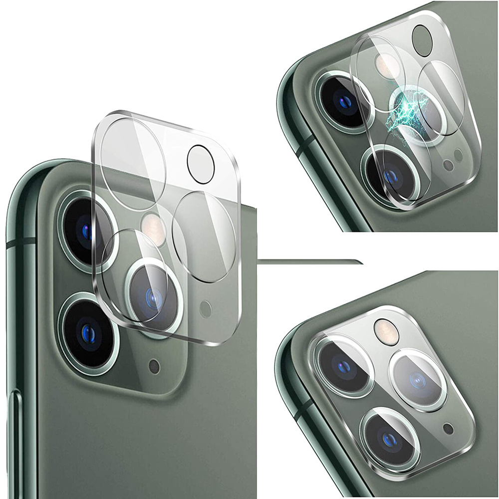 Kính Cường Lực 9H Bảo Vệ An Toàn Camera Sau Cho Iphone 11 / 11 Pro Max / HD