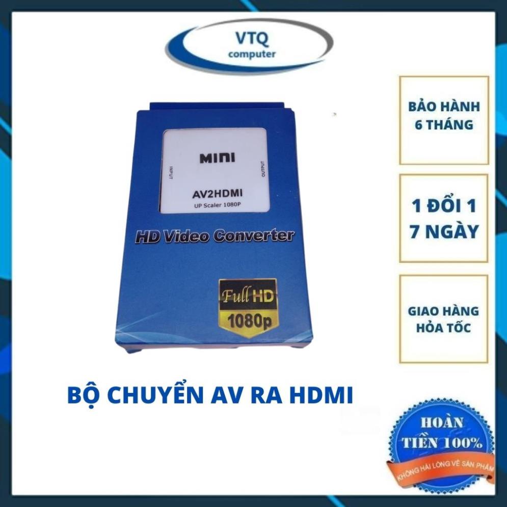 Hộp chuyển Mini AV ra HDMI, AV to HDMI, Bộ chuyển AV sang HDMI, chuyển từ cổng av ra cổng hdmi AV sang HDMI-FullHD 1080p