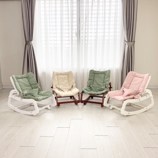 Ghế gỗ bập bênh Pier Rocking Baby Chair