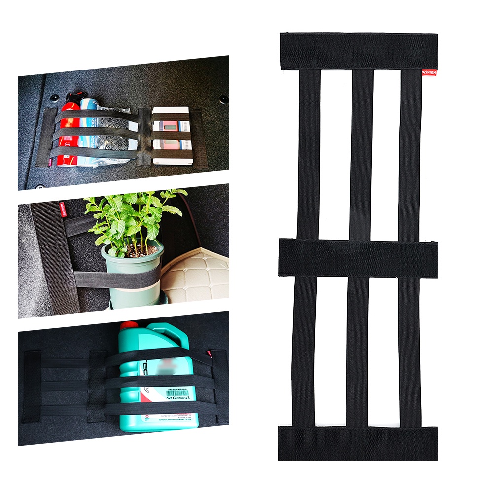 1 Dây Đai Cố Định Cốp Xe Hơi Màu Đen Có Thể Điều Chỉnh Chất Lượng Cao