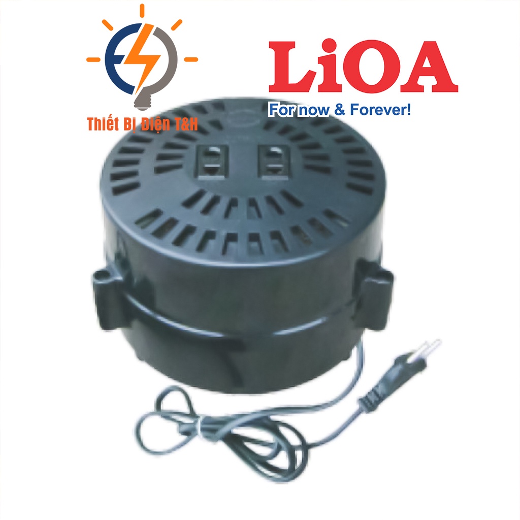 Biến áp 220v ra 110v, đổi nguồn 220v sang 110v, biến áp tự ngẫu LIOA, DN015, Công Suất 1.5kva, 1500VA