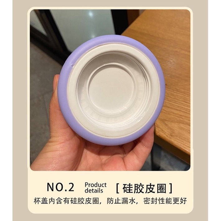 Bình nước giữ nhiệt INOX 3D cute dễ thương có kèm dây đeo cho các bé lớn mang đi học!