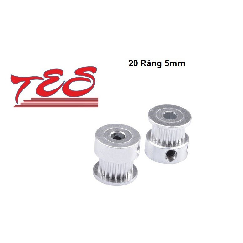 Puly GT2 trục 5 - 6mm - 20 răng