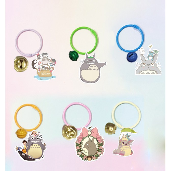 Móc khoá totoro dẹt vòng MKI10 móc khoá cute móc khoá dễ thương