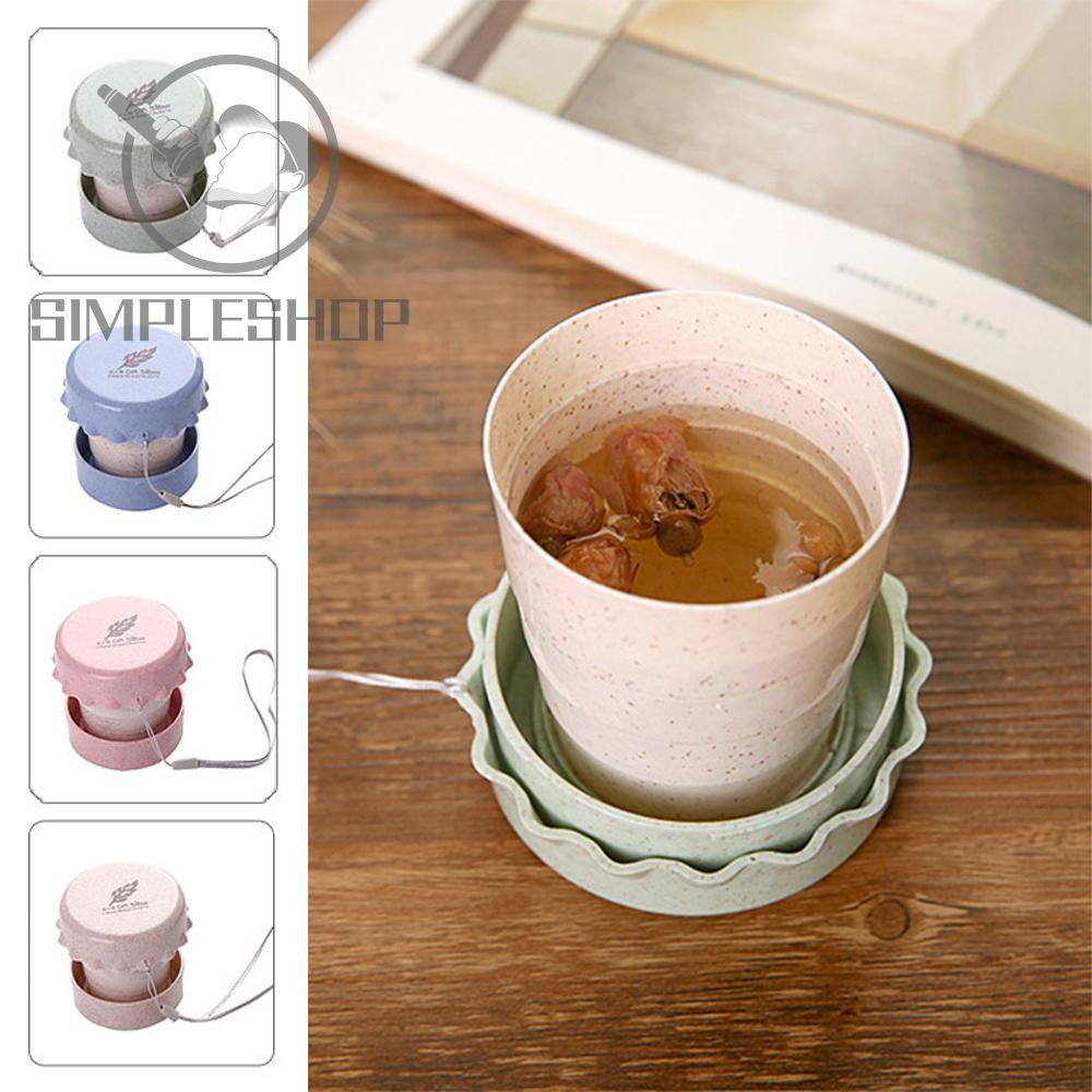Cốc Nhựa Lúa Mạch Có Thể Gấp Gọn Lại Tiện Dụng