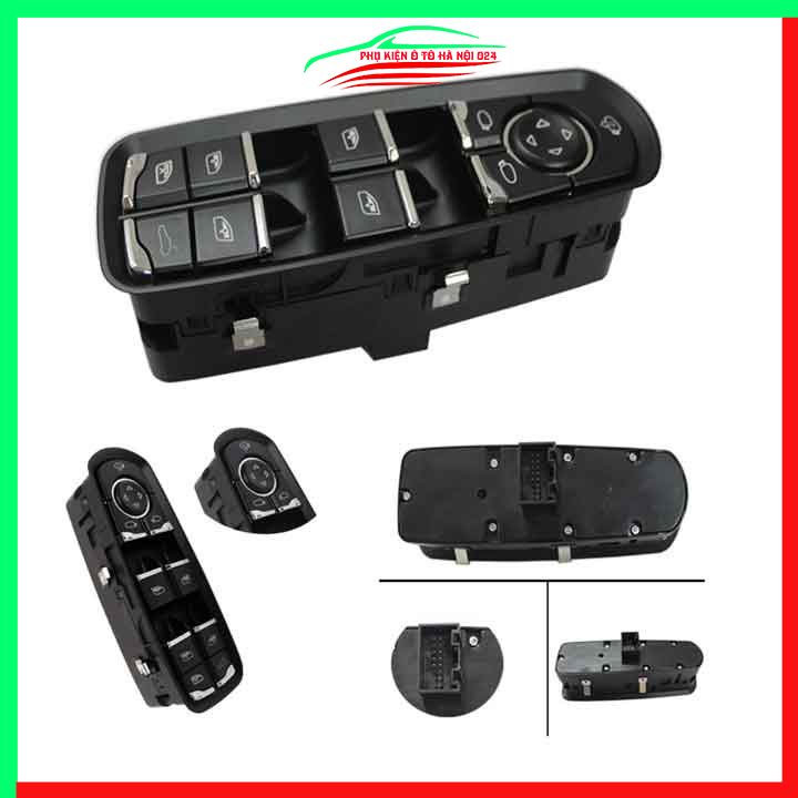 Công tắc kính tổng Porsche Panamera Cayenne Macan 2011-2014 mã 7PP959858DML nâng hạ kính lên xuống ô tô
