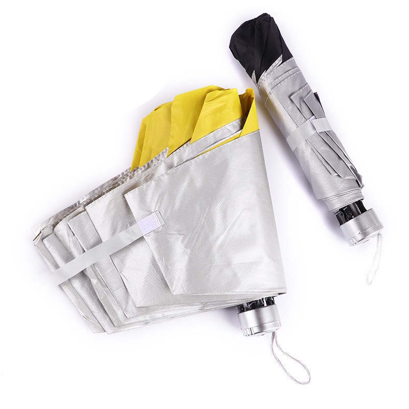 [TẶNG QUÀ] Ô bạc che mưa gấp gọn bỏ túi, dù che nắng cầm tay siêu nhẹ nhỏ gọn- JANNA