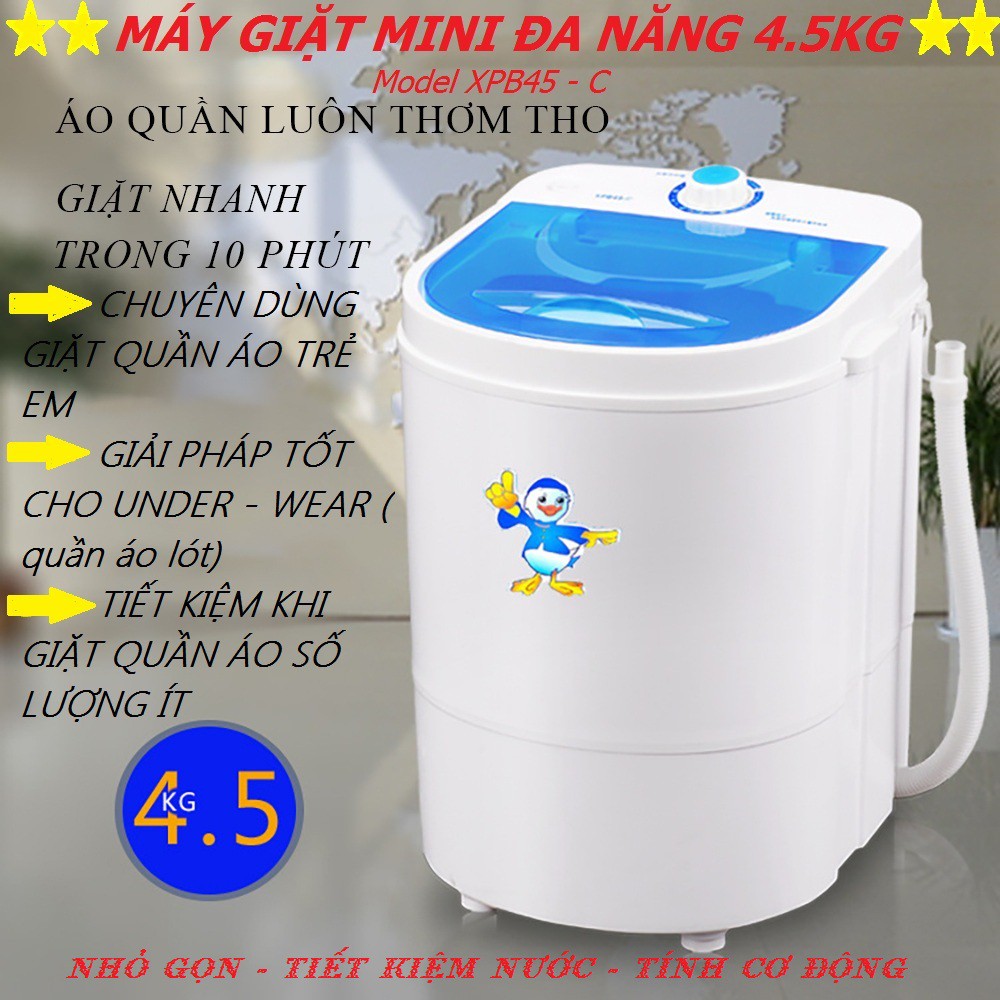 ⚡️𝐅𝐑𝐄𝐄 𝐒𝐇𝐈𝐏⚡️ Máy giặt mini di động,Máy giặt quần áo dành cho sinh viên và trẻ nhỏ ⚡️HÀNG LOẠI 1⚡️