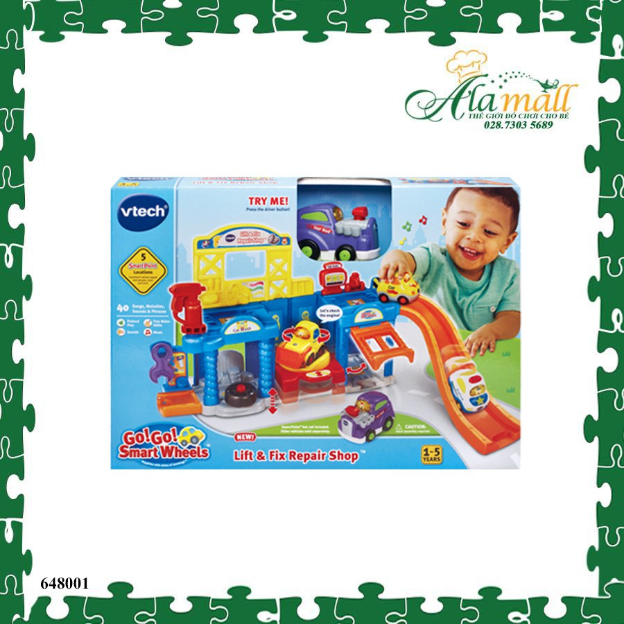 Mô hình trạm sửa ô tô Vtech