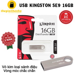 USB 16GB KINGTON SE9 MINI - HÀNG CHÍNH HÃNG BẢO HÀNH 5 NĂM