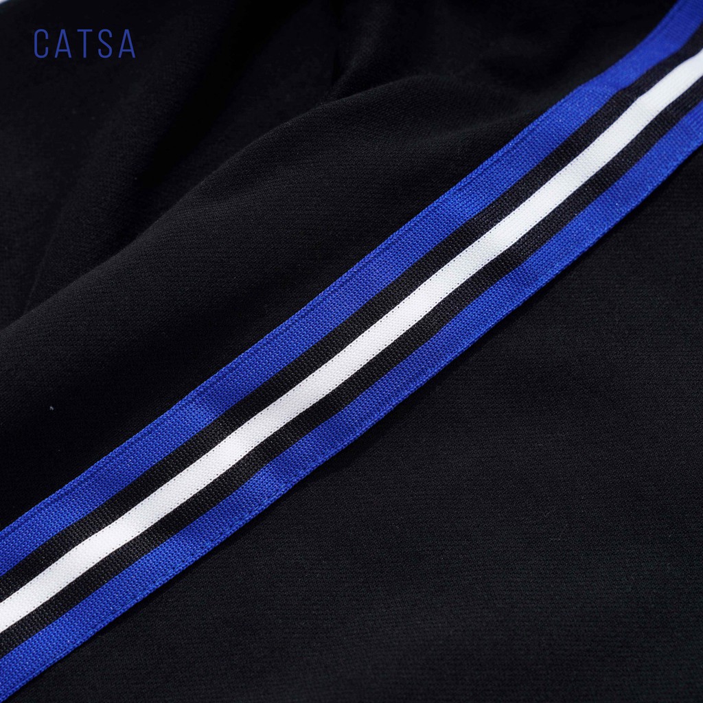 [Mã FAMALLT5 giảm 15% đơn 150K] CATSA Áo hoodies tay dài phối màu
