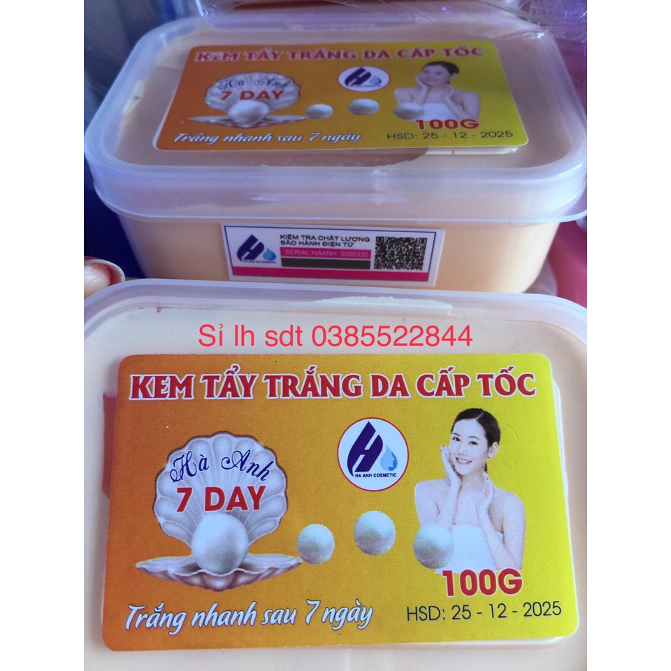 Kem dưỡng trắng da toàn thân 7 Day