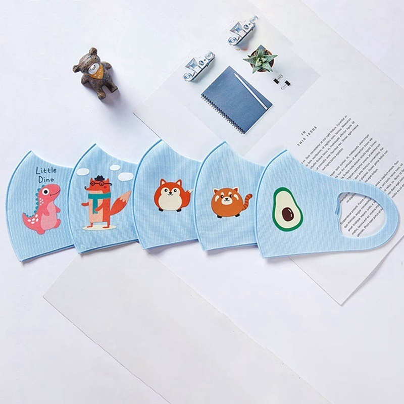 Khẩu Trang Cotton Thoáng Khí Chống Bụi Và Sương Mù Họa Tiết Hoạt Hình 3D Cho Bé | BigBuy360 - bigbuy360.vn