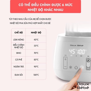 Bình đun nước giữ nhiệt Doux bebe