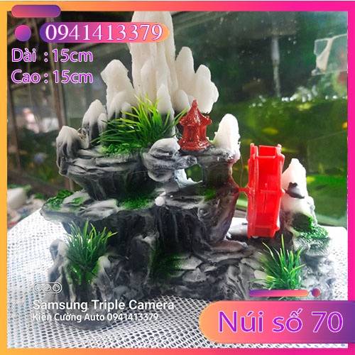 Mô Hình Núi - Hòn non Bộ - Trang Trí Bể cá Mẫu số 70