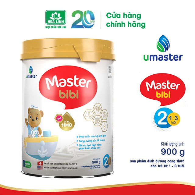 Sữa bột Umaster - Master Bibi số 2 - 900gr