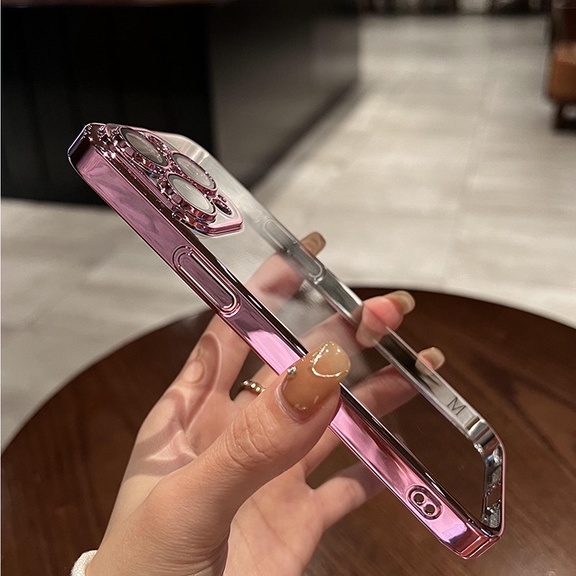 Ốp Điện Thoại Nhựa Cứng Trong Suốt Bảo Vệ camera Cho iPhone 11 Pro MAX/ 13promax/ 12pro/Xsmax