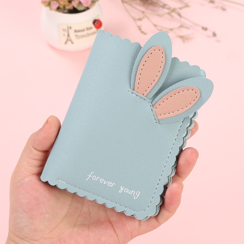 Ví Nữ Mini Cầm Tay FOREVER YOUNG Hình Tai Thỏ Ngộ Nghĩnh Giá Cực Rẻ Nhiều Ngăn FY66
