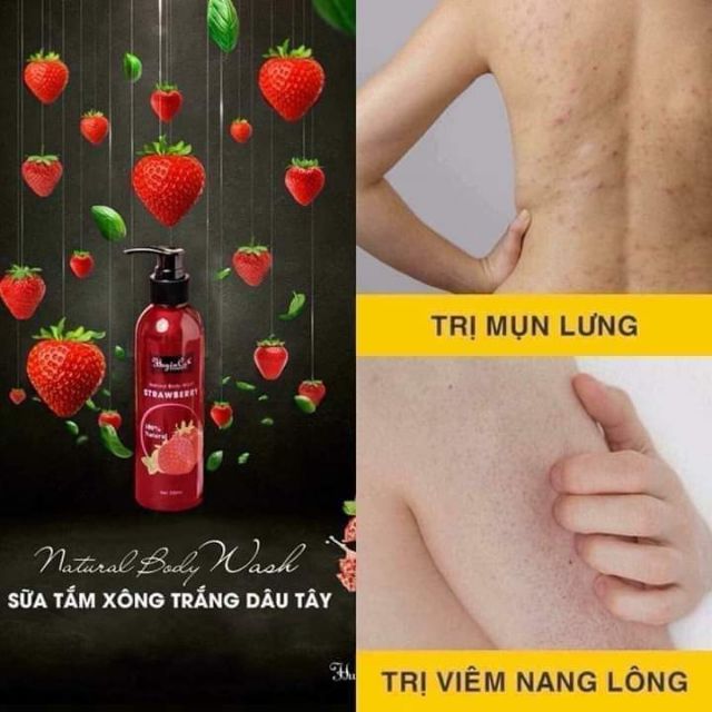 sữa tắm dâu tây