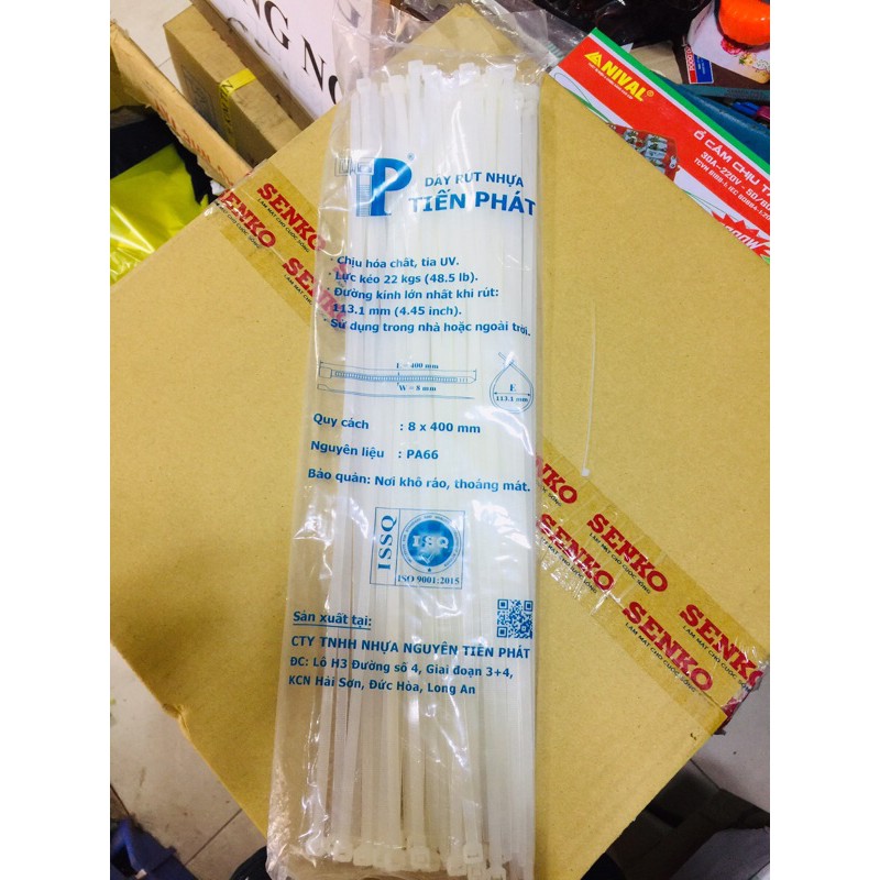 Dây rút-dây thít trắng 10-15-20-25-30-40 cm