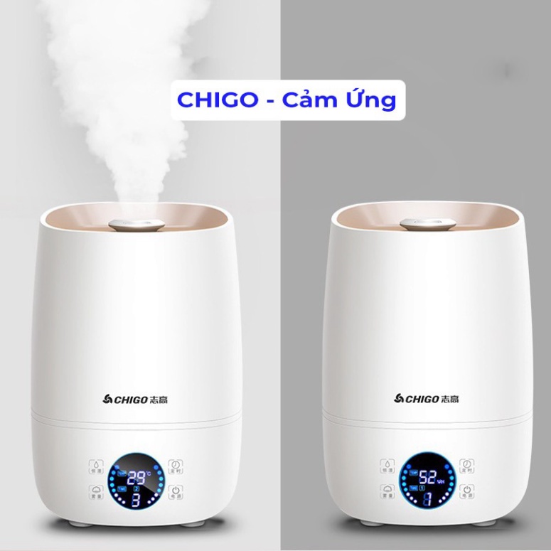 Máy phun sương tạo độ ẩm  không khí CHIGO máy xông phòng dung tích 4000ml phun sương liên tục 10H