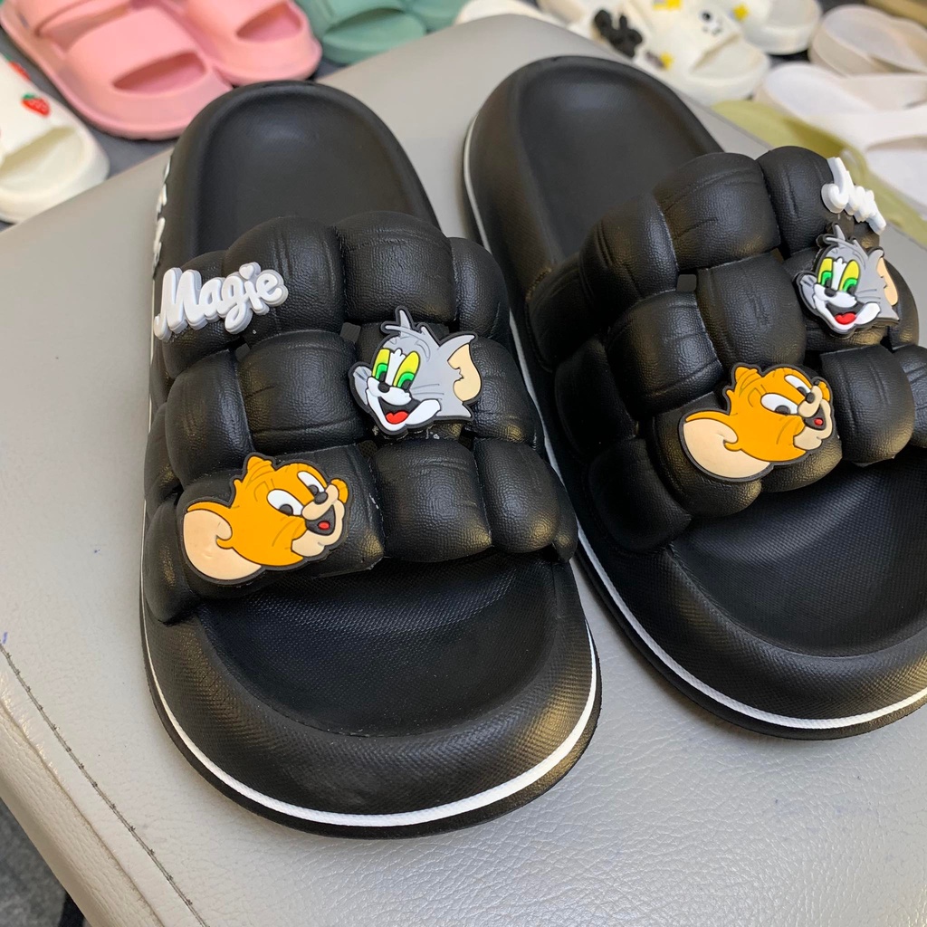 Dép Nữ Chao Gắn ST Mèo Và Chuột Chất Liệu Cao Cấp Siêu Êm