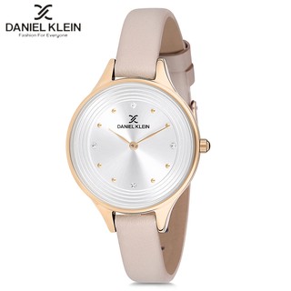[Mã BMTTC60K giảm đến 60K đơn 50K] Đồng Hồ Nữ Daniel Klein DK12037-2 [ Chính Hãng Full Box ] Chống Nước , Dây da