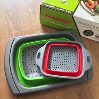 Bộ 2 rổ silicon gấp gọn thông minh pr-jo2
