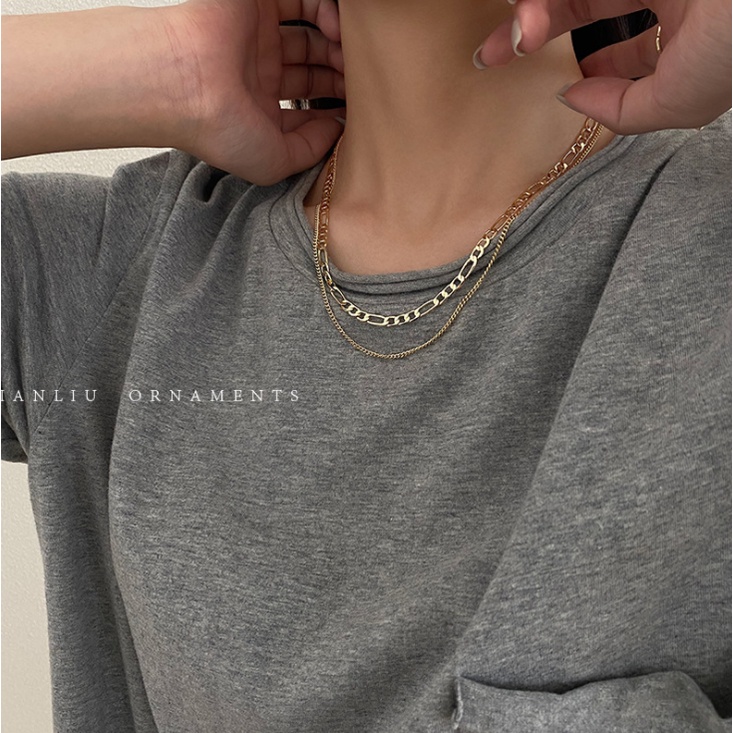 📛 RẺ VÔ ĐỊCH 📛 DÂY CHUYỀN MẮT XÍCH DÂY ĐÔI PHONG CÁCH CÁ TÍNH