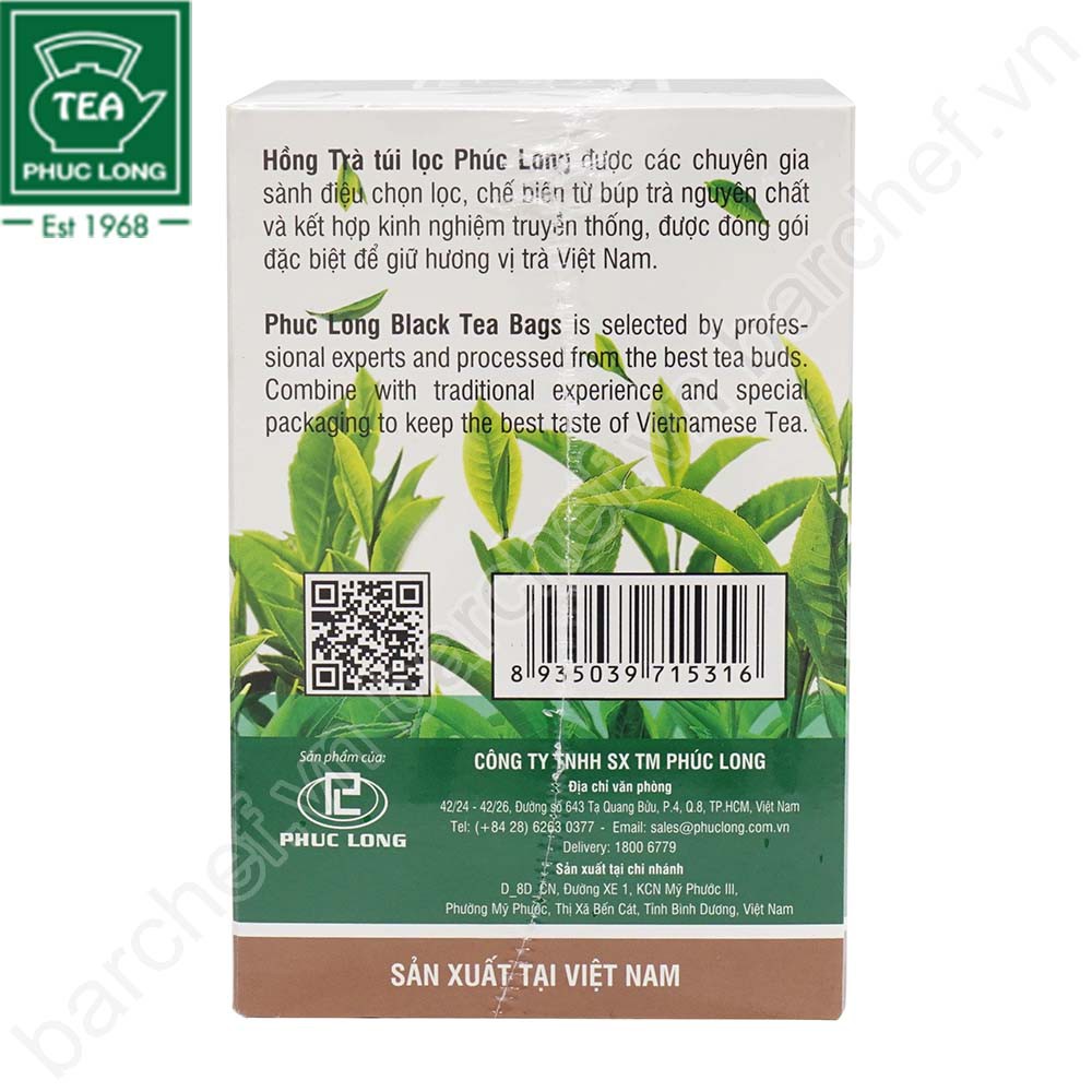 Hồng Trà túi lọc Phúc Long 50g | BigBuy360 - bigbuy360.vn