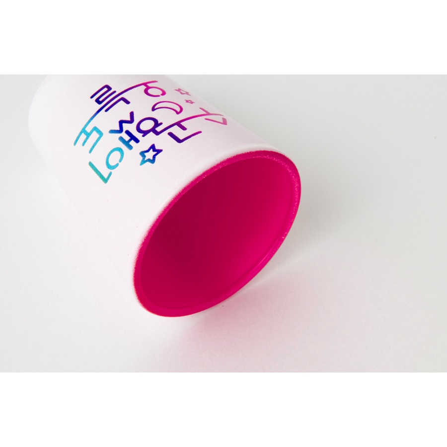 Ly Rượu Soju ARTBOX Hàn Quốc Màu Neon In Hoa Tiết Chữ