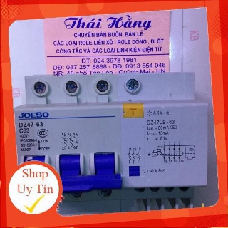 Át chống giật 3 pha dz47-63a /220 v