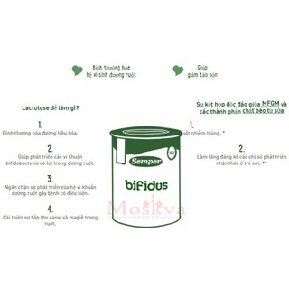 SỮA SEMPER BIFIDUS 400g CỦA Nga