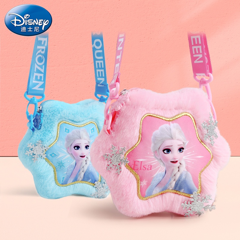 Disney Túi Đeo Chéo Hình Công Chúa Elsa Dễ Thương Cho Bé Gái